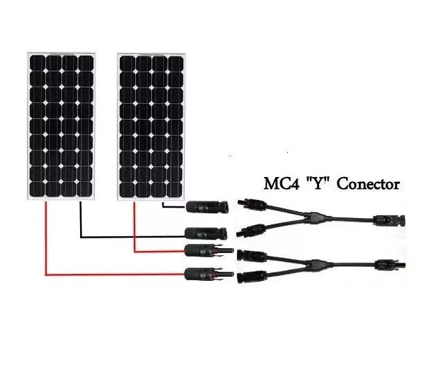 Miniatura: Conector Solar Mc4 Y Para Ligação Em Paralelo Painel Solar