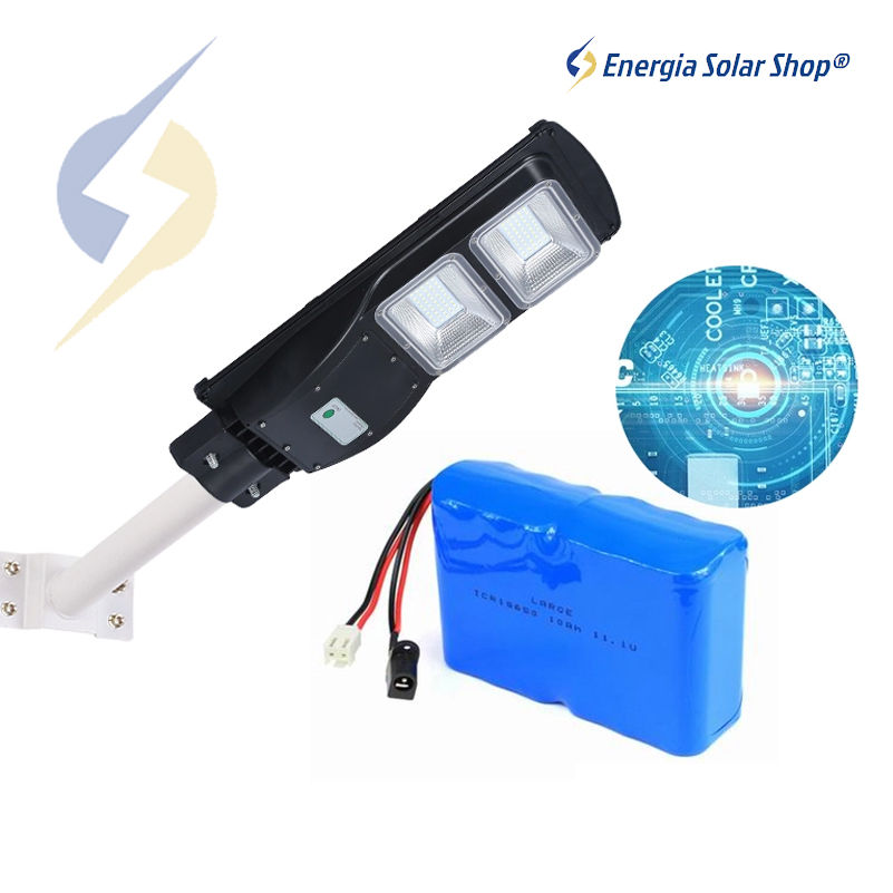 Miniatura: Poste Solar 60w Impermeável Com Sensor de Movimento