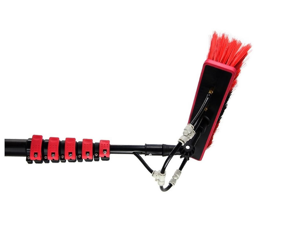 Miniatura: Escova para Limpeza de Painéis Solares Fotovoltaicos Cabo de 9 Metros