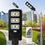 Miniatura: Poste Energia Solar Potência Led Publica Controle Refletor Sensor Presença