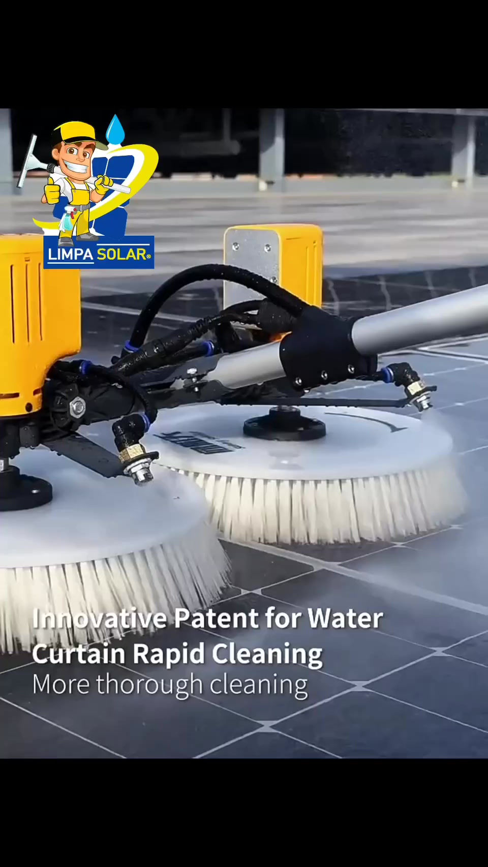 Miniatura: Escova de Limpeza de Placa Solar