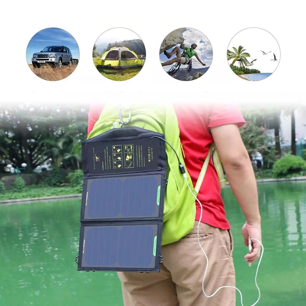 Miniatura: Painel solar carregador de energia solar portátil
