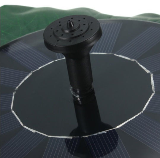 Miniatura: Decoração de Flutuação Solar para Jardim com Bomba de água Folha de Lotus 200L/H