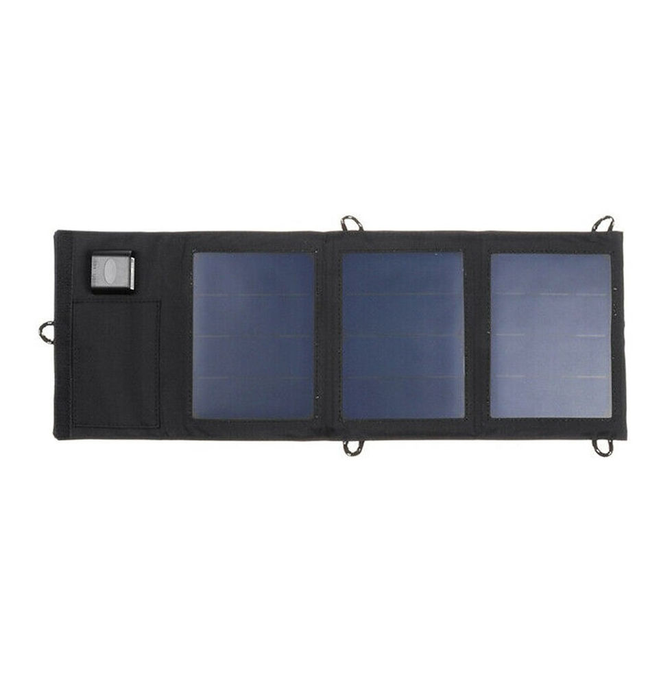 Miniatura: Carregador Solar Painel Solar Dobrável Portátil Dual USB Painel Solar 20w