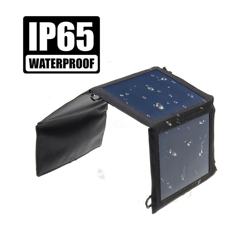 Miniatura: Carregador Solar Painel Solar Dobrável Portátil Dual USB Painel Solar 20w