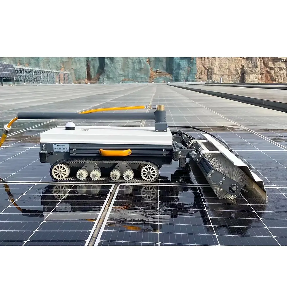 Miniatura: Robô de Limpeza para Usinas Solares – Máxima Eficiência