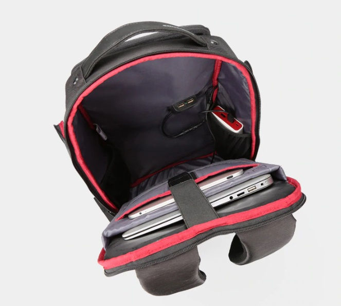 Miniatura: Mochila Energia Solar USB 15.6 Polegada Laptop Viagens de Negócios