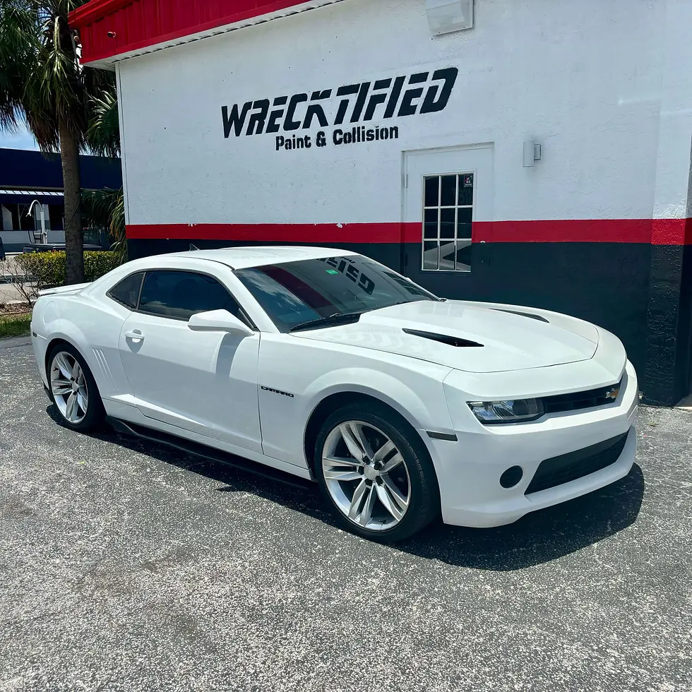 2016 Chevy Camaro After An Auto Body Repair