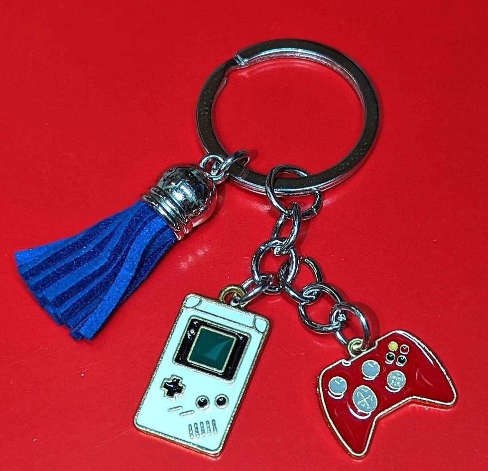 Thumbnail: Controller/ Game Keychain w/ Tassel