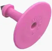 Thumbnail: ALLFLEX MALE BUTTON PINK 100 PACK