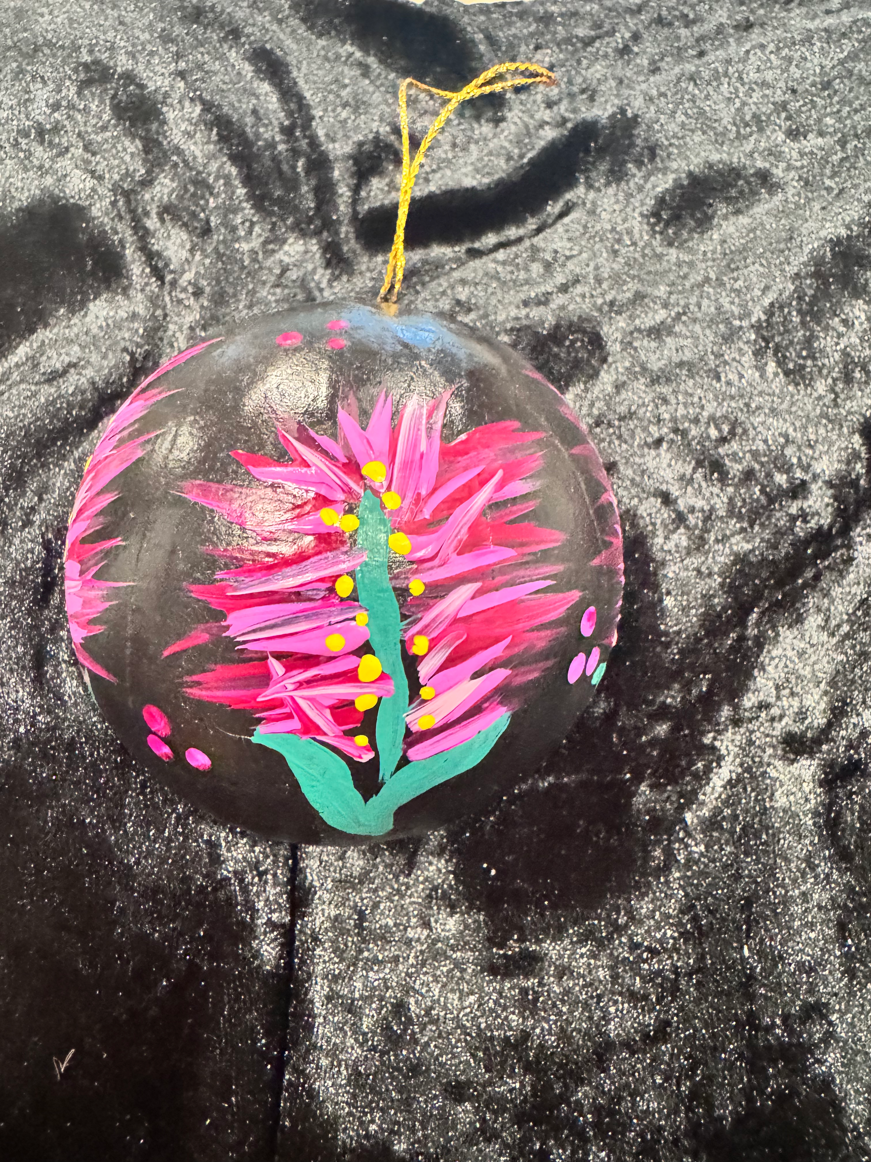 Australiana flora bauble 