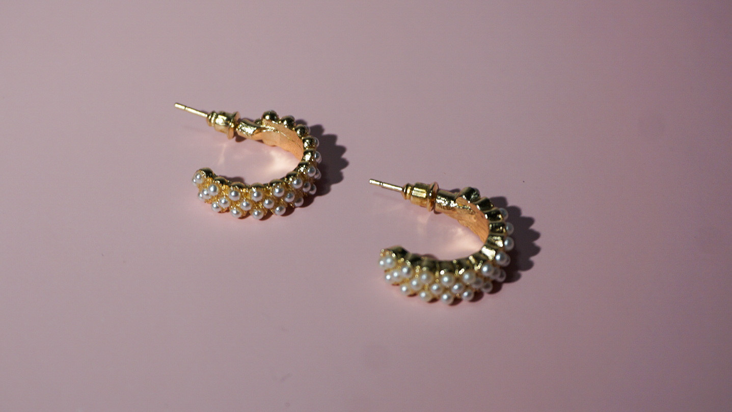 Gold Kairo Hoops