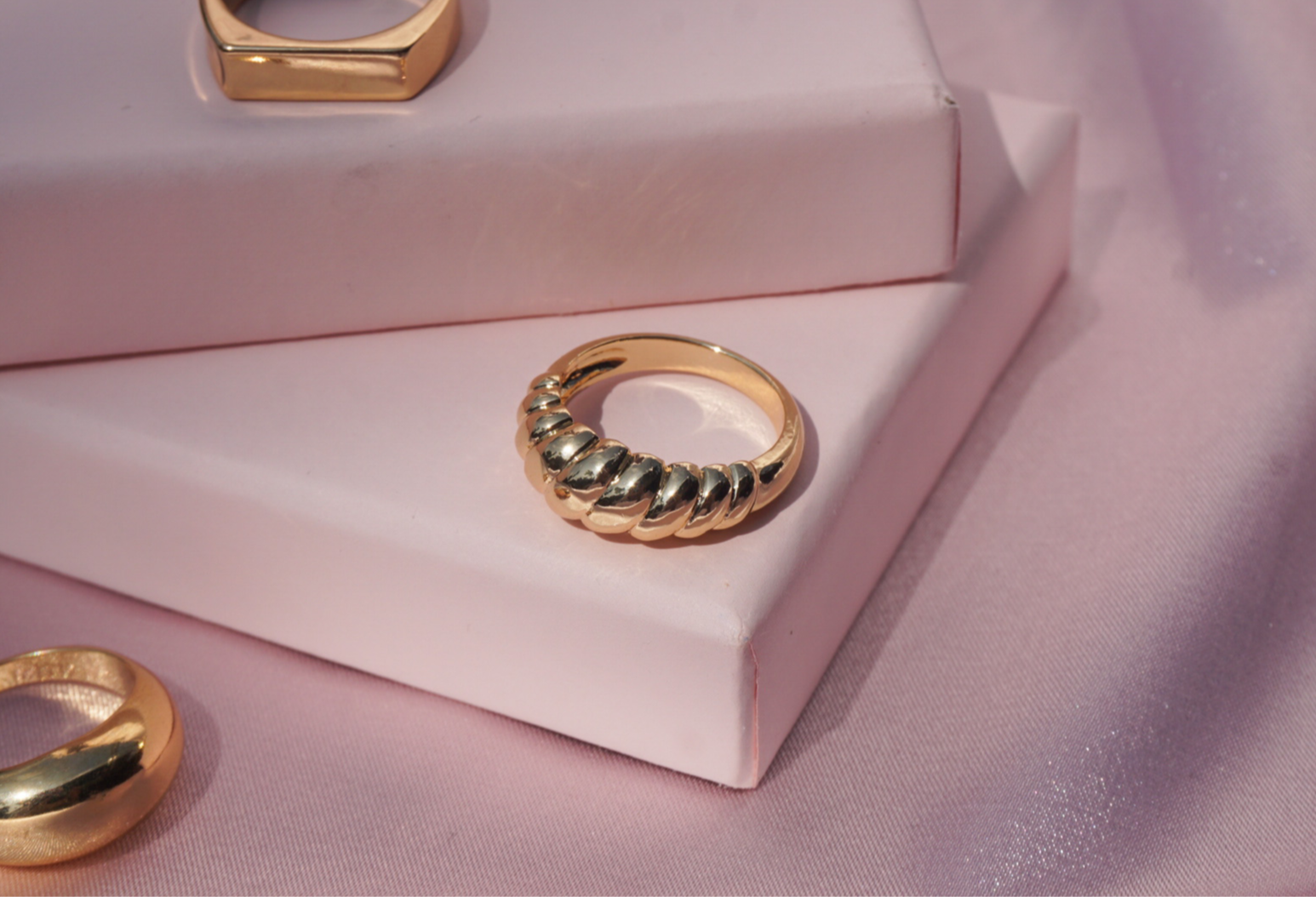 Croissant Dome Ring