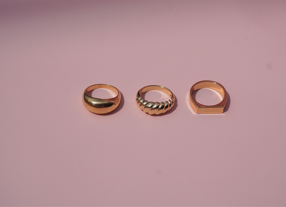 Thumbnail: Croissant Dome Ring