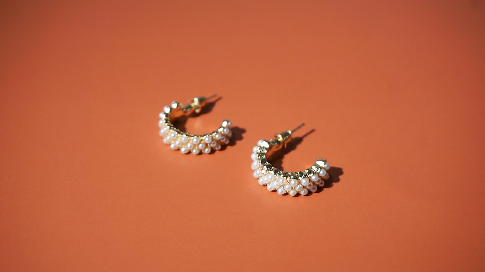 Thumbnail: Gold Kairo Hoops