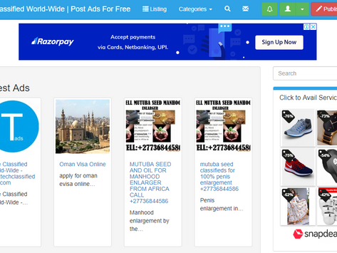 Post Ads for Free - Oxigendata.com