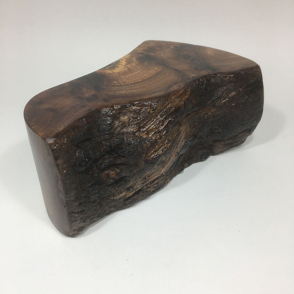 Thumbnail: Unusual wooden plinth handmade from Scottish Elm for castings, trophies (559)