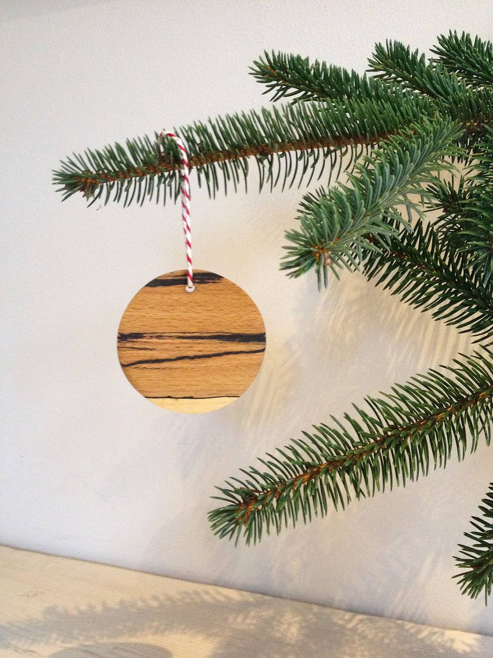 Thumbnail: Wooden Christmas decorations - sets of 4 Stars, Trees, Stockings, or Baubles
