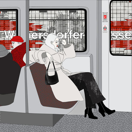 Girl on a train