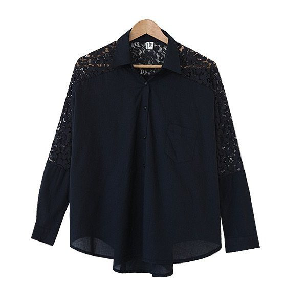 Korean Lace Blouse Shirt