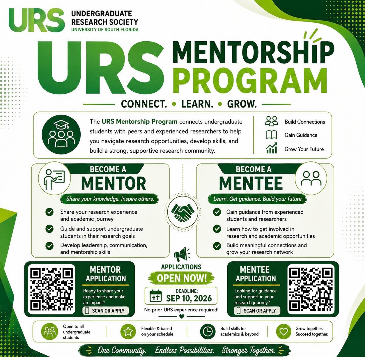 Get Involved with the URS Mentorship Program!
