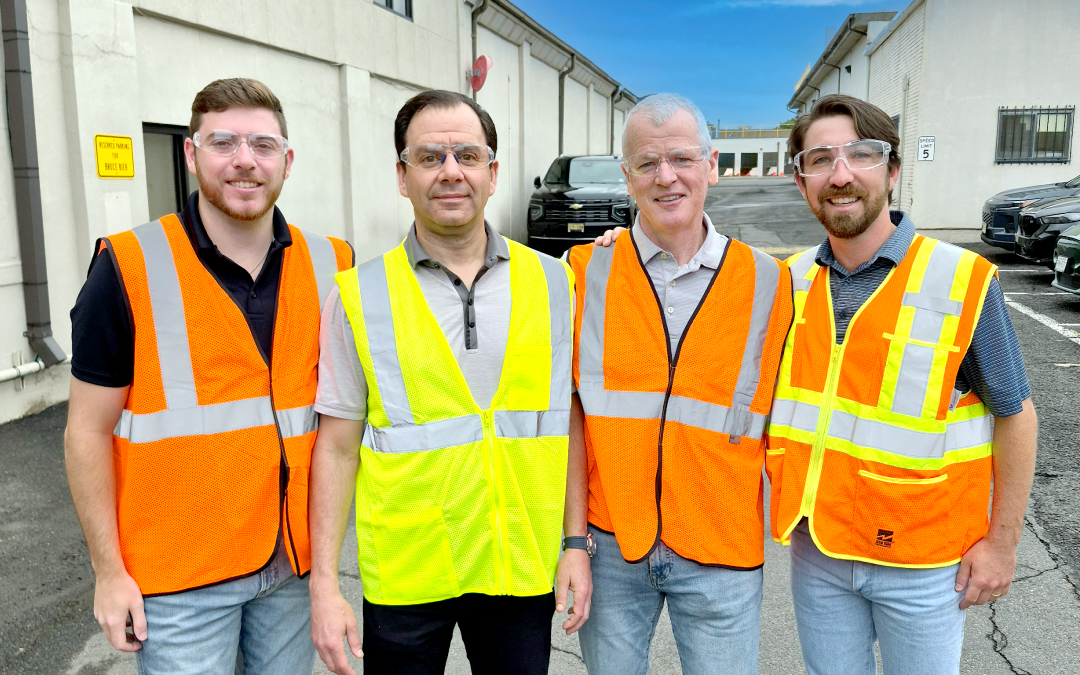 Electra Sales team on-site for Richards Manufacturing training