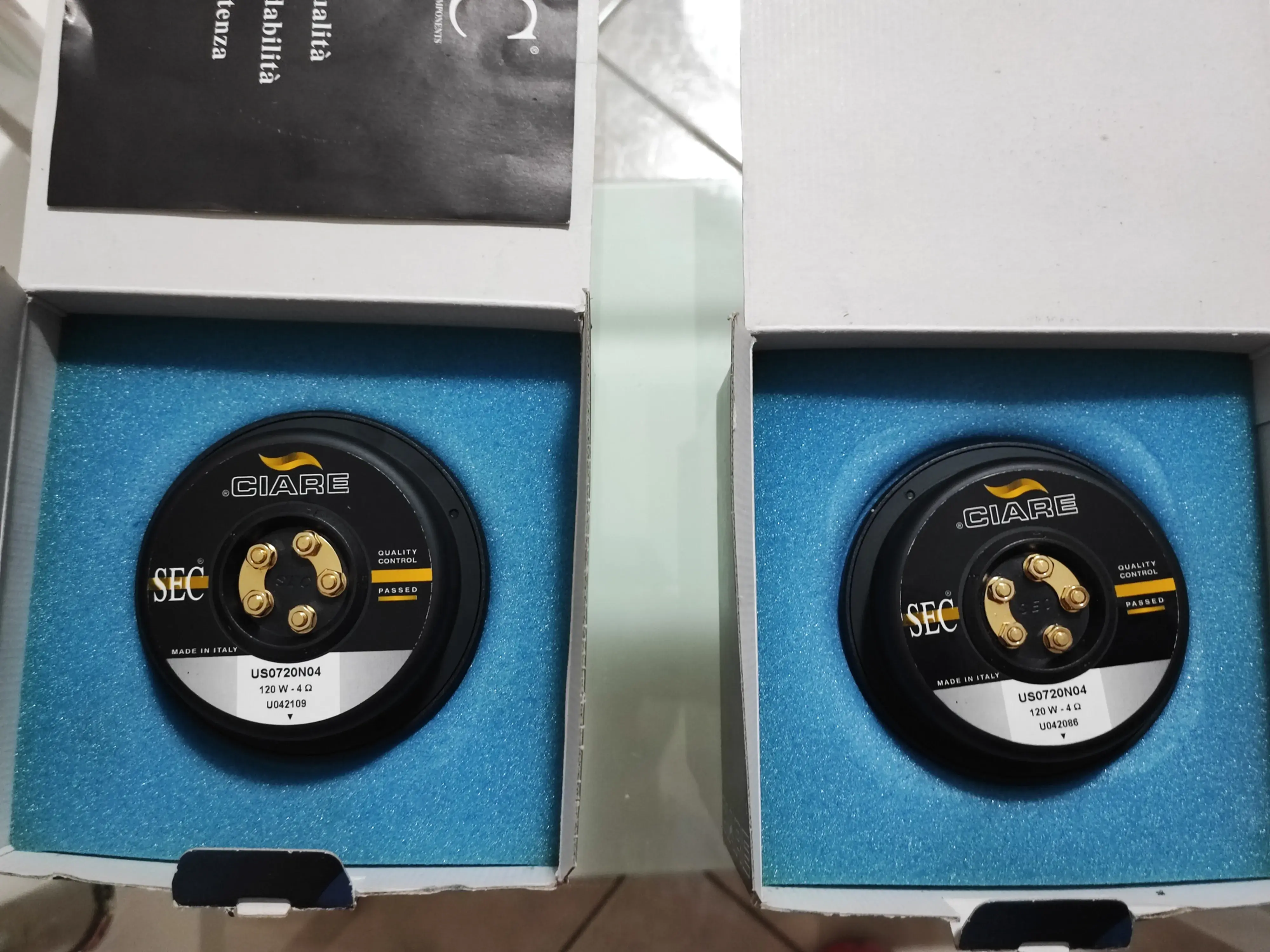 Altoparlanti Auto Ciare Twin Driver Sec US0720N04 old school car audio