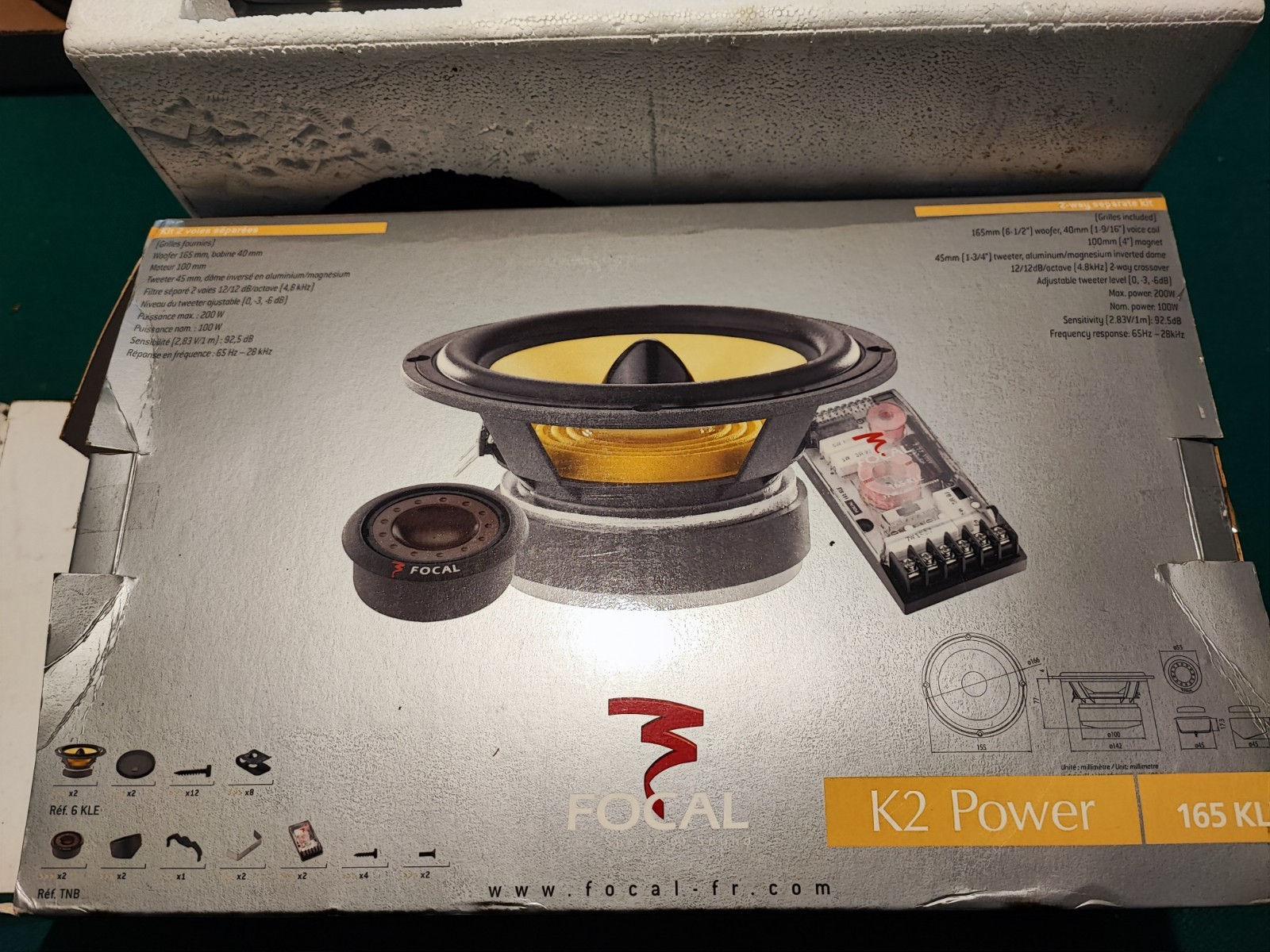 Focal K2 Power 165 KLE NIB NOS OLD SCHOOL VINTAGE FRANCE