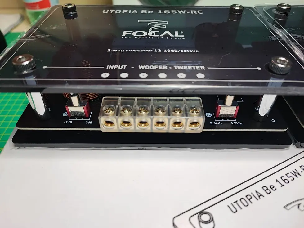 Miniatura: Crossover passivo per auto Focal Utopia Be 165w-rc 2 vie old school regolabile hifi tweeter tbe berillio e woofer midwoofer