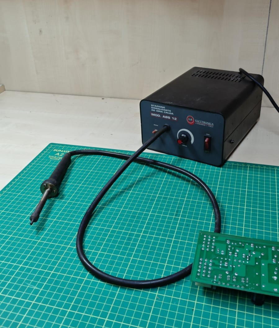 Miniatura: Stazione Dissaldante ad aria calda AB elettronica mod. abs 12