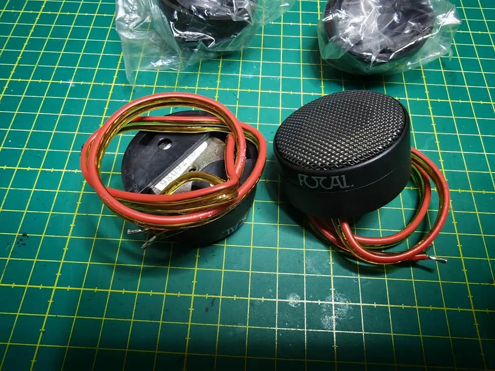 Miniatura: weeter focal tn 46 old school nos car audio kevlar molto rari - da collezione.  Ideali per installazioni car audio vintage