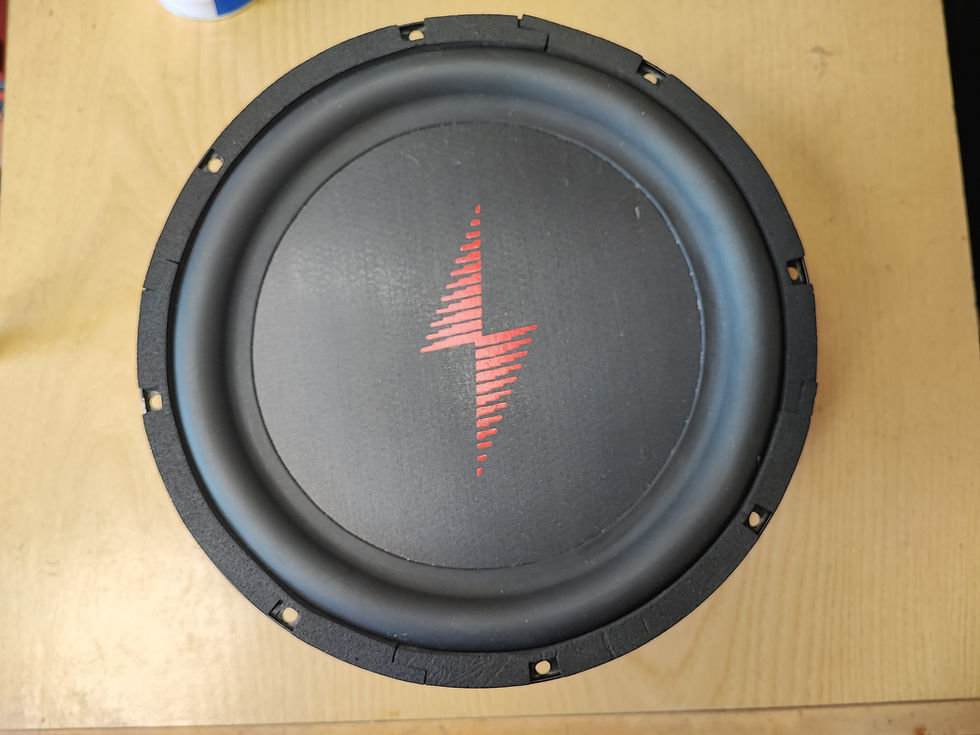 Miniatura: Precision Power PPI  pc 10 honeycomb flat subwoofer auto old school