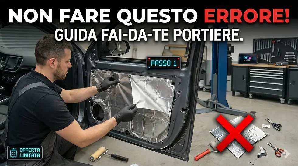 trattamento acustico auto materiali migliori e come fare