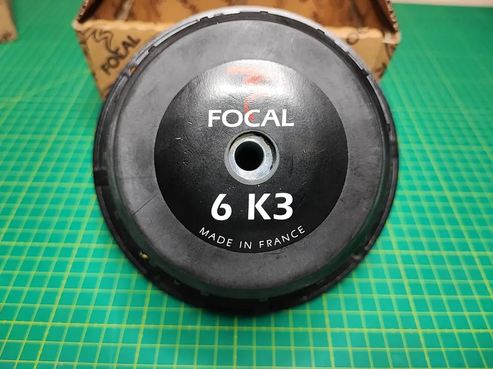 Altoparlante auto Focal 6k3 singolo woofer new old school stock ricambio car audio SCATOLA ORIGINALE - CONO IN KEVLAR