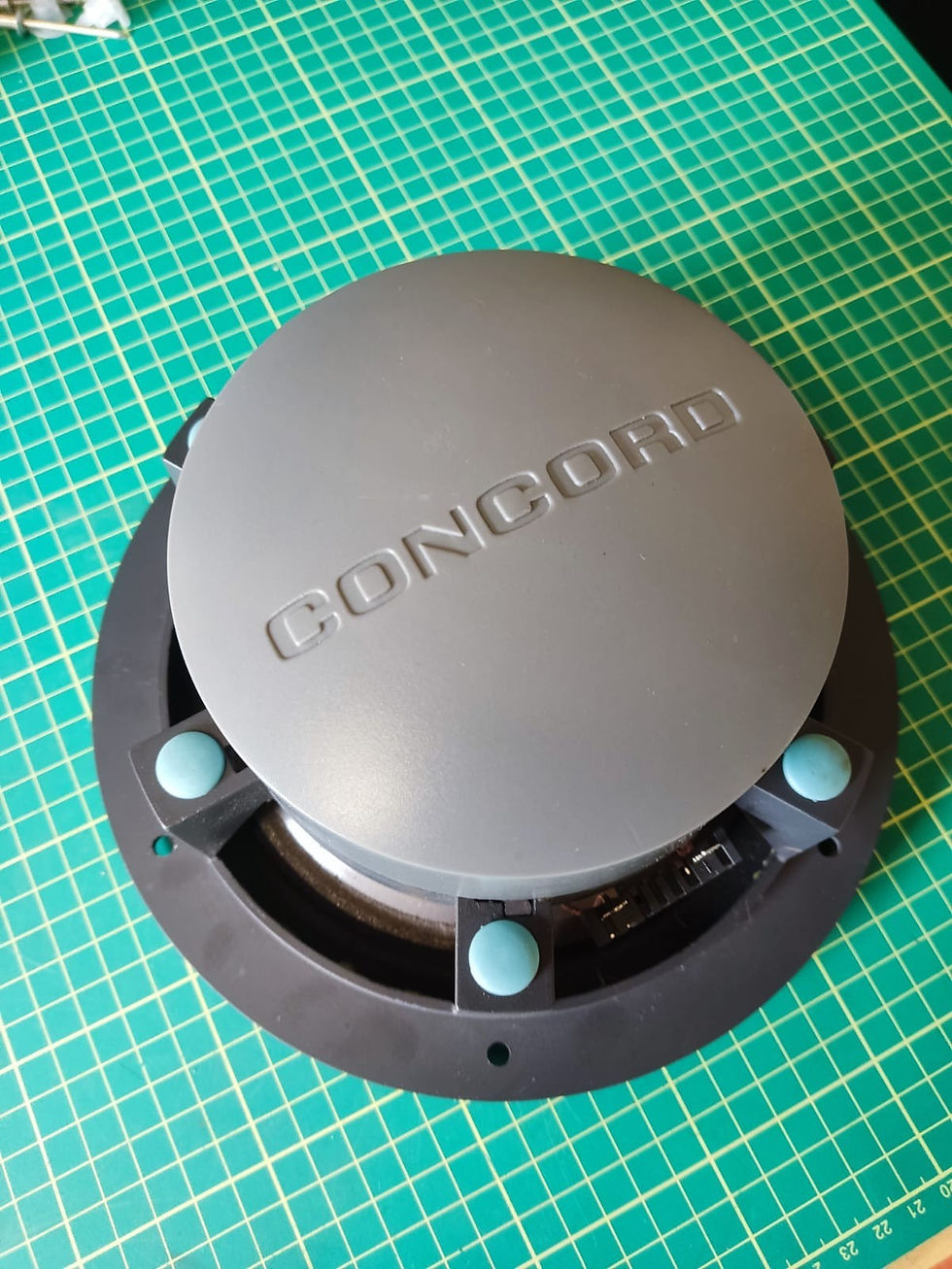 Miniatura: subwoofer auto Old School CONCORD Comp 800 by JBL 200mm / 8 inch - high performance subwoofer - NIB - NOS