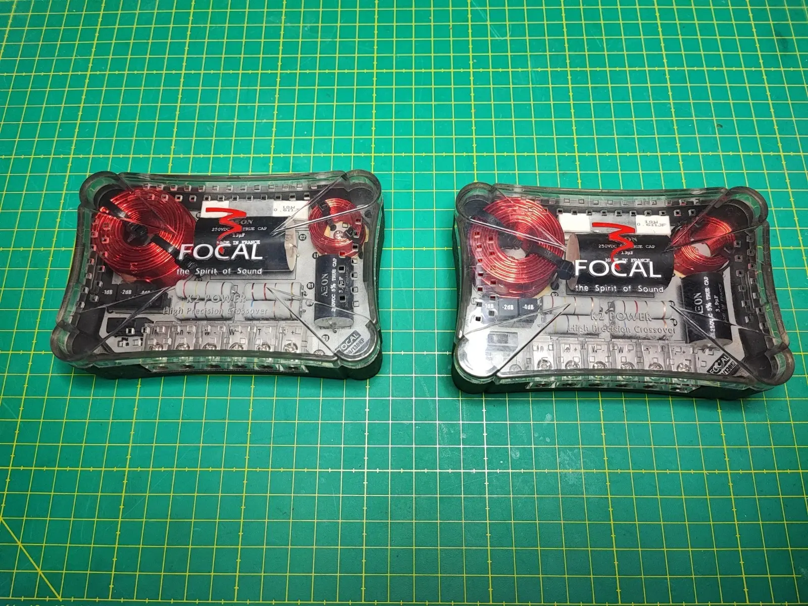 Crossover auto Focal per il kit 100 130 kp 2 vie regolabili old school car audio stock sq