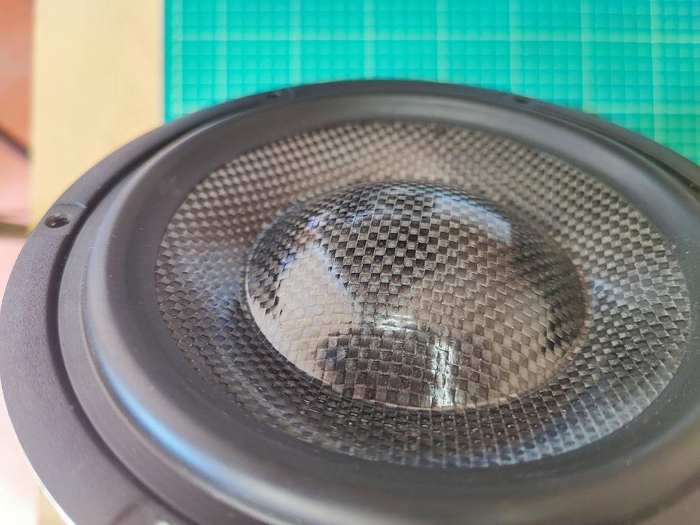 Miniatura: Morel TSCM 634 Titanium Supreme Series 6" 4 ohm Carbon Fiber altoparlanti per auto