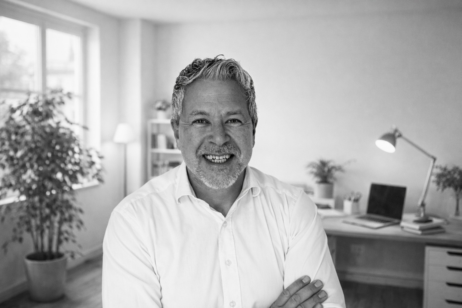 Richard de Lamazière dans son bureau