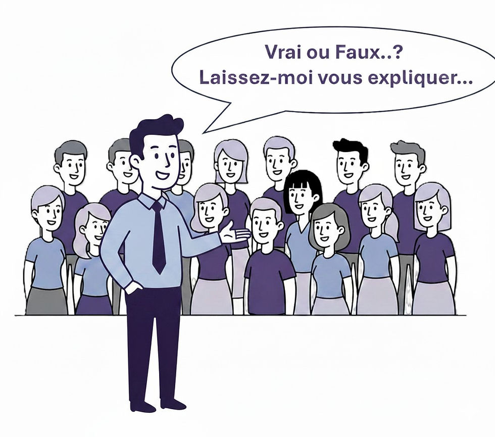 Homme - Vrai ou faux laissez moi vous expliquer