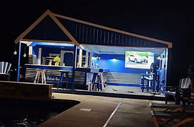Outdoor Bar Light Addition