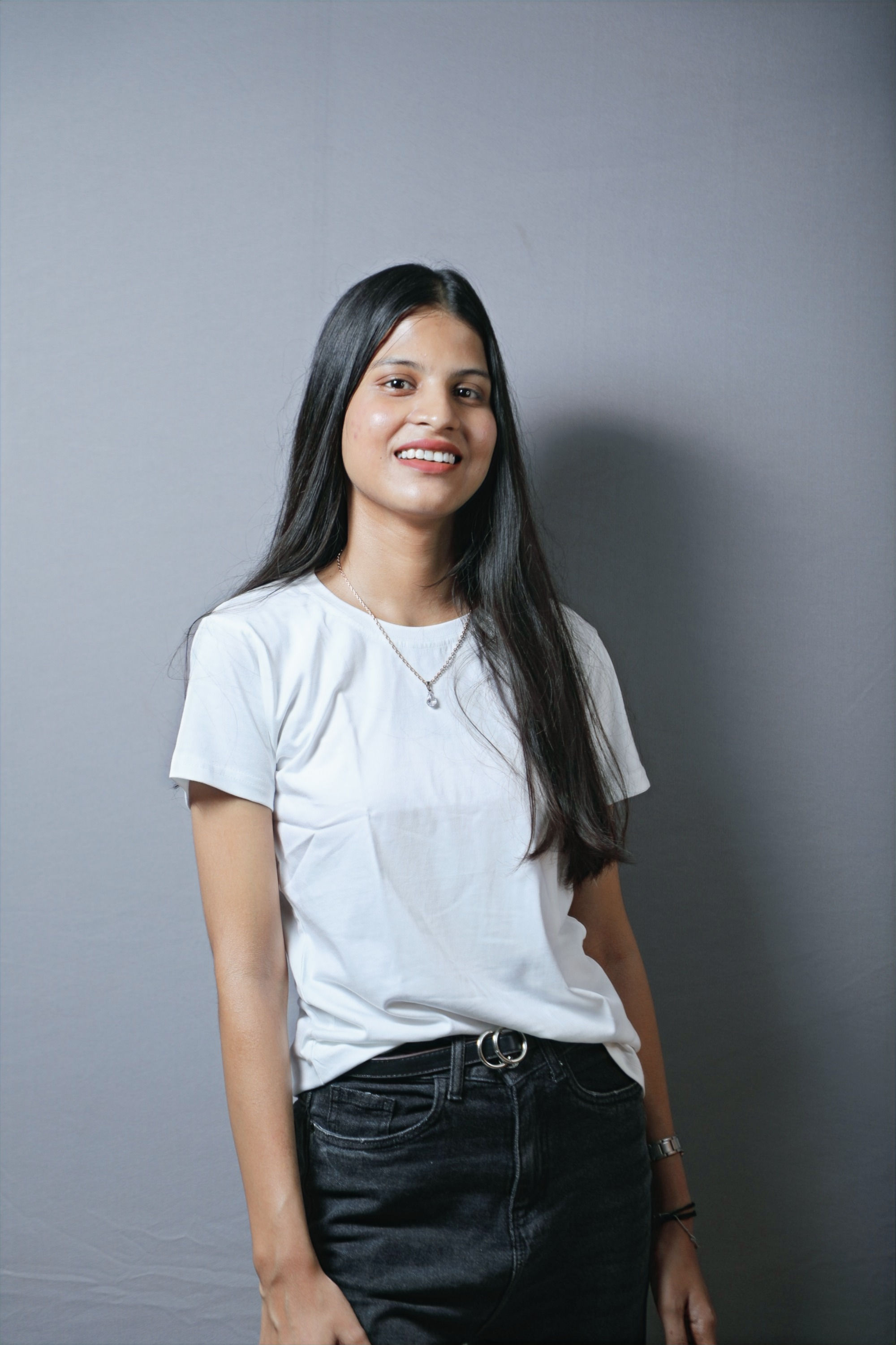 Girls Cotton Top White Comfy wear