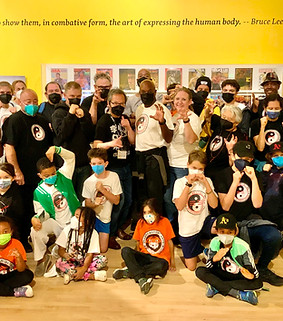 Large group photo after East Bay Meditation Center Class
