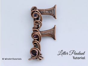 Letter F Pendant