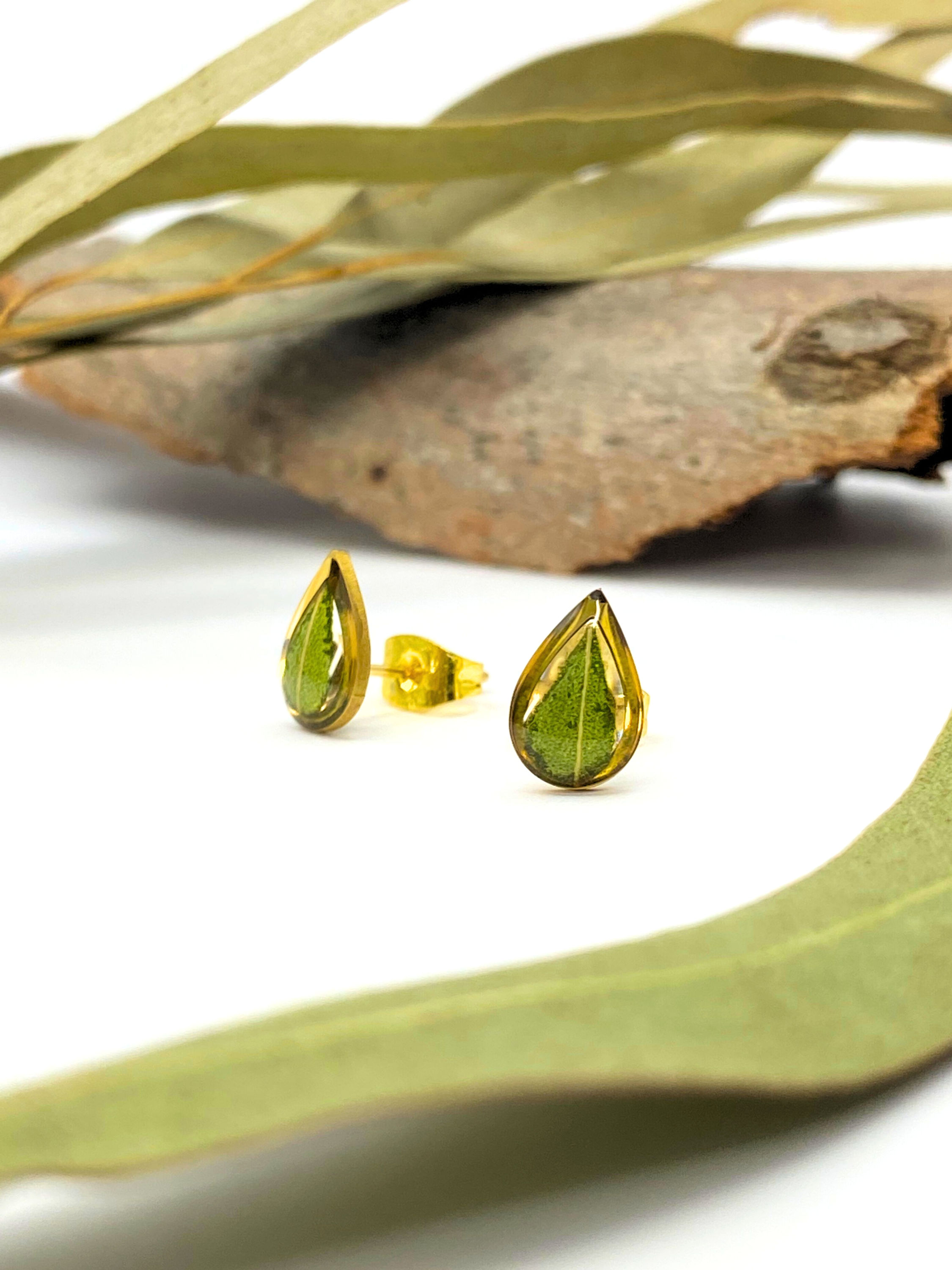 Eucalyptus Stud Earrings