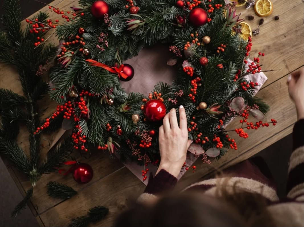 Workshop Kerstkrans 26/11