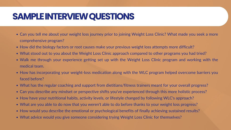 Thumbnail: Weight Loss Clinic Testimonial Videos Treatment Template