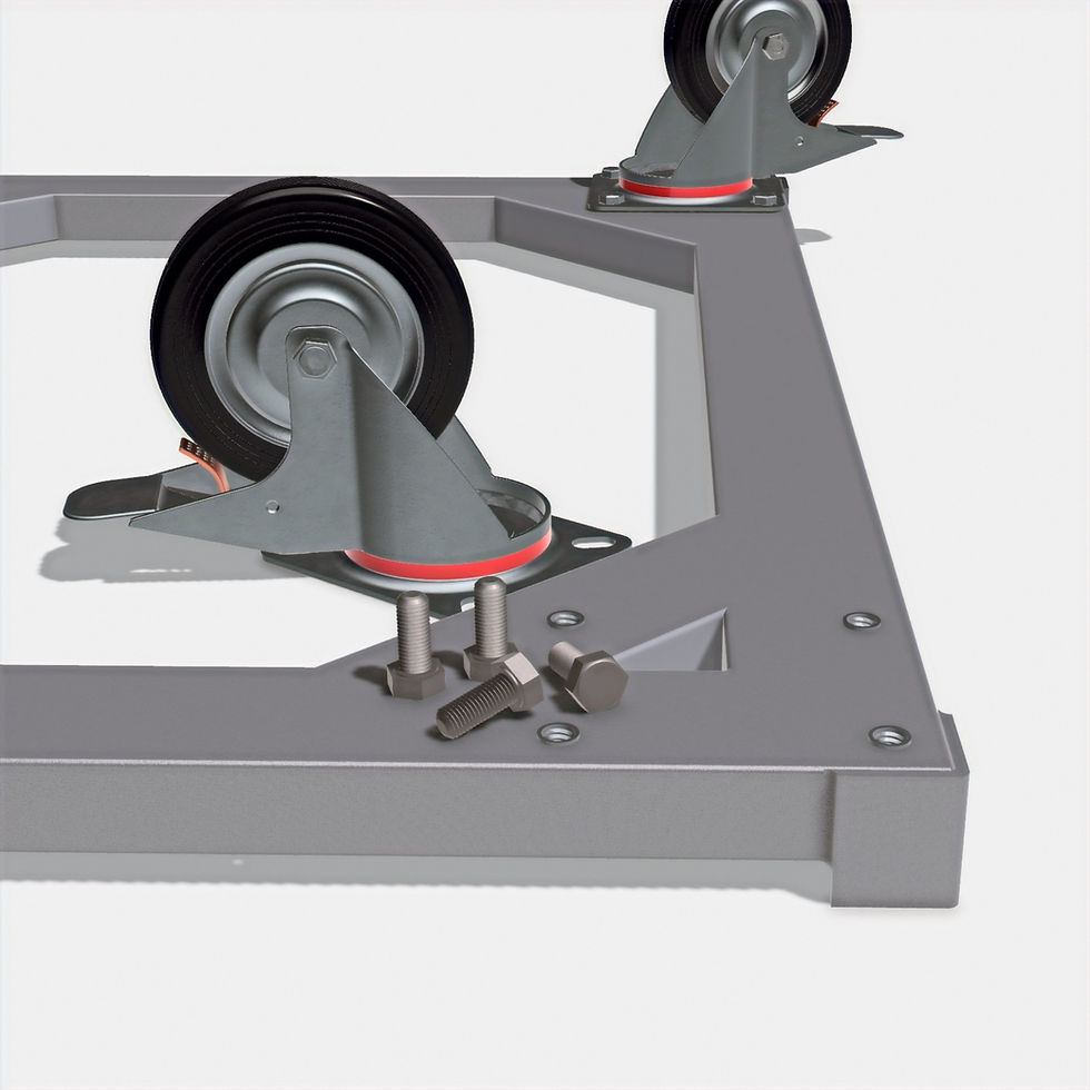 Thumbnail: Low stand for horizontal loading oven