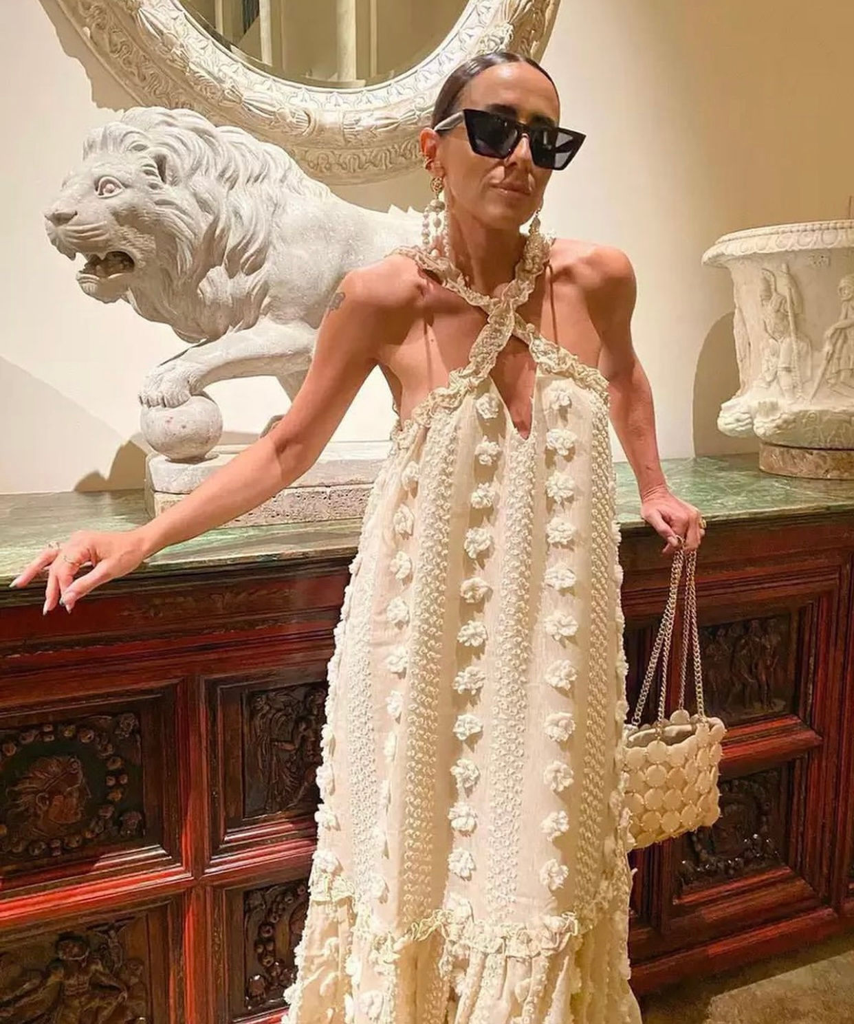 Halter neck boho dress 