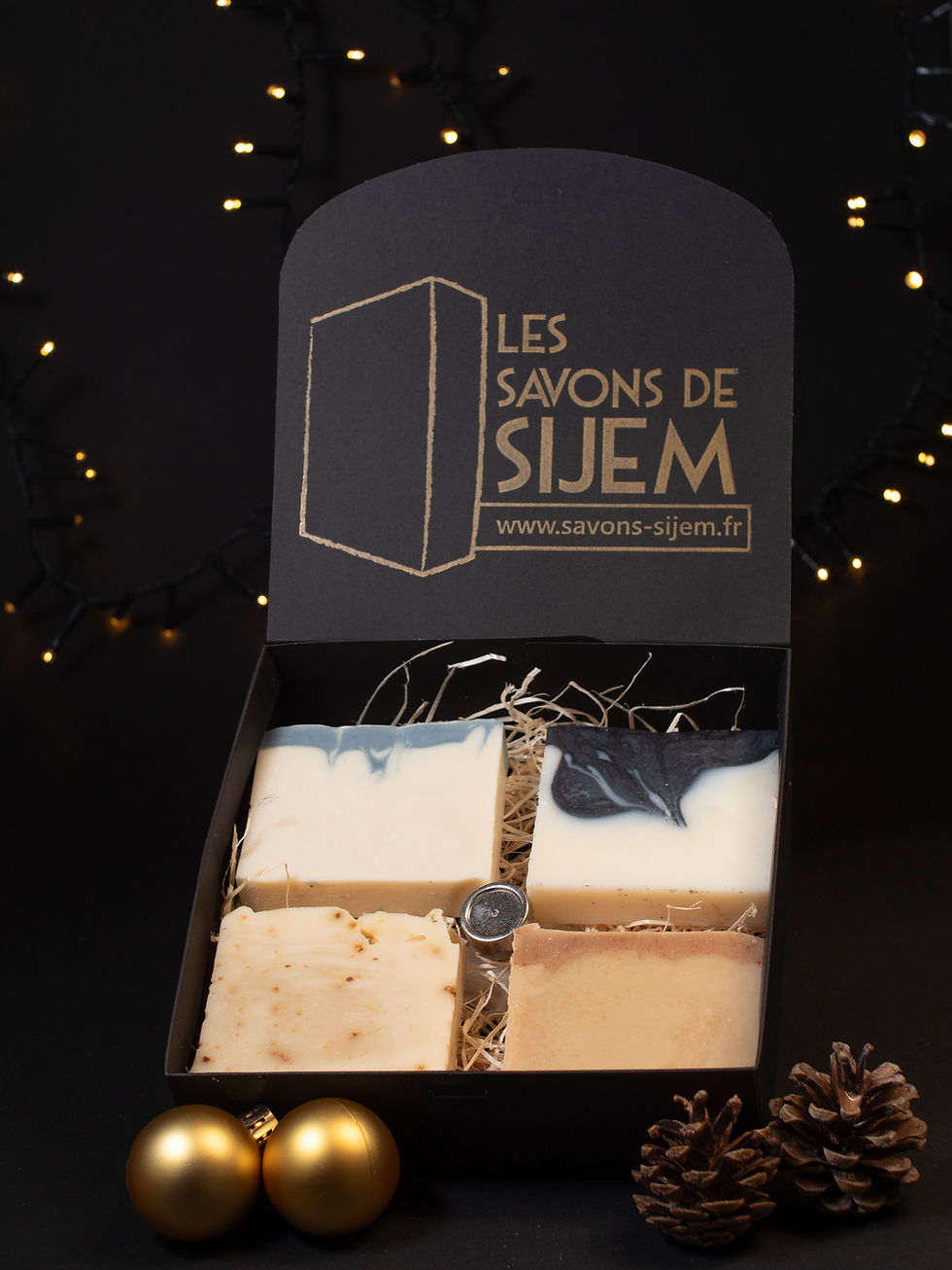 Coffret de Noël 4 savons