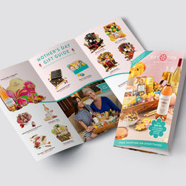 Mother's Day Gift Guide brochure displaying gifts